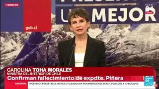 Gobierno chileno confirma el fallecimiento del expresidente Sebastián Piñera • FRANCE 24 Español