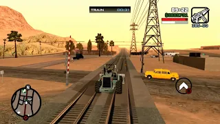 Grand Theft Auto: San Andreas Train Vs Dozer