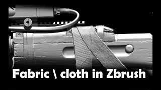 Tutorial Detailing of fabric in Zbrush  Деталізація тканини в Zbrush