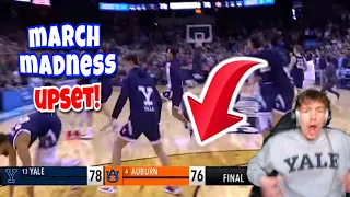 "FORMER YALE STUDENT REACTS" Yale vs. Auburn Full Game Highlights - First Round NCAA Tournament
