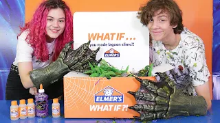 Mystery Halloween Slime Box: Swamp Slime!  #ElmersWhatIf Challenge