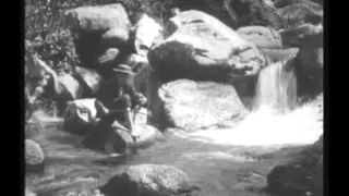 Le pêcheur dans le torrent 1897 The Fisherman at the Stream - Silent Short Film - Alice Guy