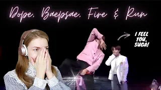 STAGE KINGS! BTS (방탄소년단) Dope + Baepsae + Fire + Run Live Performance| Reaction & Commentary