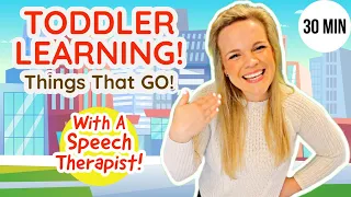 Learn To Talk! Toddler Cars and Trucks! Toddler Learning Video | Emergency Vehicles Toddler Learning