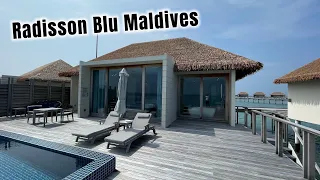 Radisson Blu Maldives Water Villa With Pool One-shot Room Tour 2023