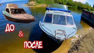 ДОЖДАЛИСЬ! Как выглядит КАЮТНЫЙ КАТЕР после ремонта. Покраска. Финал / Boat restoration