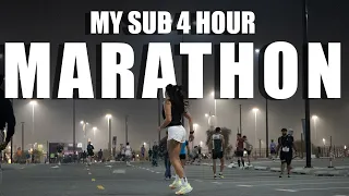 The Hardest Race Of My Life | The Sub 4 Hour Marathon | Dubai Marathon 2023
