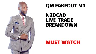 QUASIMODO  FAKEOUT  V1  NZDCAD      LIVE  TRADE BREAKDOWN.  ZAMBIAN BEST FOREX TRADER. QM MASTER.