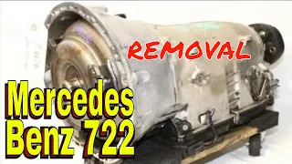 How to remove and install an automatic transmission with torque converter. Ex.  Mercedes Benz 722