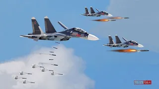Massive fire! Su-30SM• Drop bombs • launch missile • Destroy Target