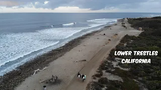 Surfing Lower Trestles, San Clemente, California