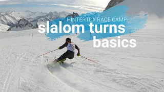 Ski Slalom carved turn basics, follow me  @leona_popovic