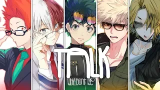 ❖ Nightcore ❖ ⟿ Talk [Switching Vocals]