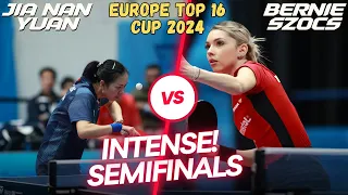 Bernadette Szocs vs Jia Nan Yuan | Semifinals 2024 Europe Top 16 Cup