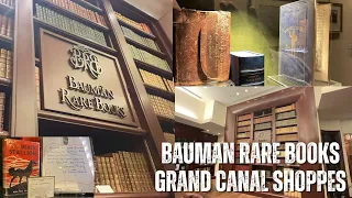 Bauman Rare Books - Grand Canal Shoppes Venetian Hotel Las Vegas | Really Old & Rare Books