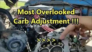 Setting Engine Idle & Initial Timing w/ Holley or Edelbrock Carb - Simple Trick (explained)