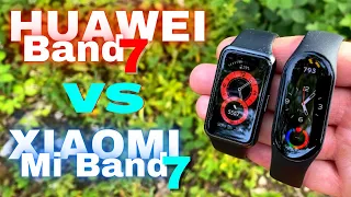 Ultimate Review & Comparison of HUAWEI Band 7 vs XIAOMI Mi Band 7