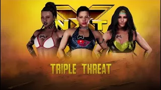 WWE 2K18: Bianca Belair Vs Lazzara Blaze VS Santana Garrett