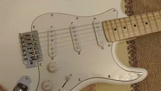Обзор сборки китайской реплики Fender Stratocaster белая, новая фабрика