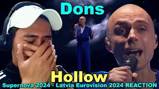 Dons - Hollow - Supernova 2024 - Latvia Eurovision 2024 REACTION