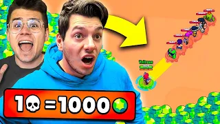 1 KILL to 1,000 GEMÓW do WYGRANIA z TRITSUS w BRAWL STARS!