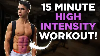 15 MIN FULL BODY HIIT WORKOUT (BURN LOTS OF CALORIES BODYWEIGHT WORKOUT)