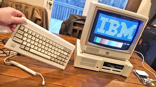 Testing a Vortex PC66 Keyboard on an IBM PCjr