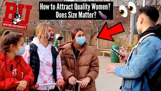 DOES SIZE MATTER? + Key to Attracting Women? 🤔 *SUPER JUICY Q&A* | Boston University Edition