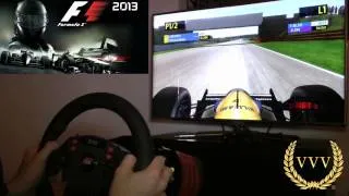 F1 2013 Classic Silverstone Practice Gameplay