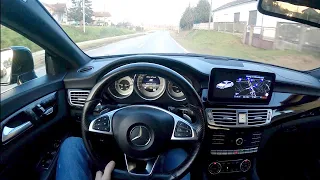 Mercedes-Benz CLS 350 d 4MATIC AMG 2015 (265HP) - POV Drive, Walkaround & Interior (Binaural Audio)