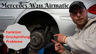 Mercedes E-Klasse W211 W212 Airmatic Niveauregulierung S211 | Erklärung, Probleme | Druckprüfung CLS