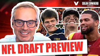 NFL Draft Predictions: Drake Maye to Vikings, J.J. McCarthy to Patriots?, Mock Draft | Colin Cowherd