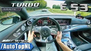 2019 Mercedes AMG E53 E CLASS Coupe 4Matic+ 3.0 i6 BiTurbo POV Test Drive by AutoTopNL