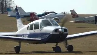Light Aircraft taking off and Landing