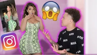 I PHOTOSHOPPED MY INSTAGRAM PICTURES TO SEE HOW MY BOYFRIEND WOULD REACT!!  ** HE THINKS IM UGLY! **