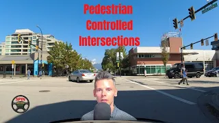 How To Go Through Pedestrian Controlled Intersections In BURNABY [B.C]