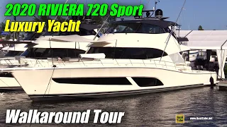 2020 Riviera 72 Sport Motor Yacht Walkaround Tour - 2020 Fort Lauderdale Boat Show