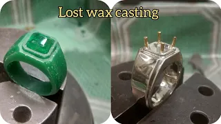 lost wax casting jewellery | without burnout oven