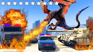 ich SPIELE GTA 5 aber als RIESEN DRACHE!