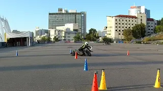 Honda CB300R crash.