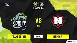 Spirit vs Nemiga [Map 2, Dust 2] BO3 | ESL One: Road to Rio