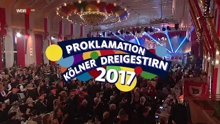 Proklamation des Kölner Dreigestirns 2017 - Motto: Wenn mer uns Pänz sinn, sin mer vun de Söck