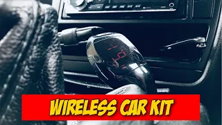 unboxing x7 wireless car kit conecteaza telefonul la radio
