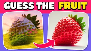 Guess by ILLUSION - Fruits and Vegetables Edition 🍏🍌🍓 Easy, Medium and Hard Levels