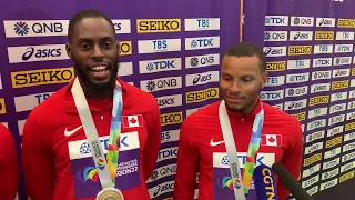 Canada Pulls Off The Upset In Men's 4x100m