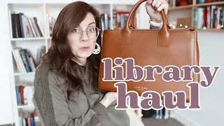 LIBRARY LOVERS book tag & a LIBRARY HAUL