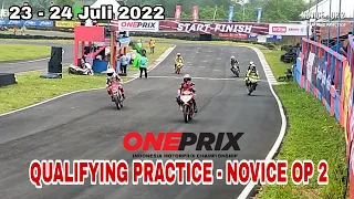 QP OP 2 NOVICE OnePrix Putaran 2 Sirkuit Bukit Peusar Tasikmalaya 23 July 2022
