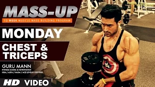 MASS UP- MONDAY  | Chest & Triceps  | Designed & Created by Guru Mann