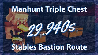 Manhunt Triple Chest | Stables Bastion Route (29s)