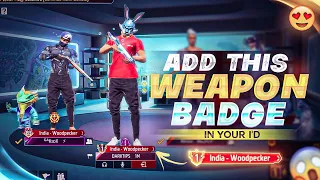 Get Weapon Glory Badge In Your ID [ Profile ] Easily 😍 | Get in Top 10 in Weapon Glory Leaderboard !